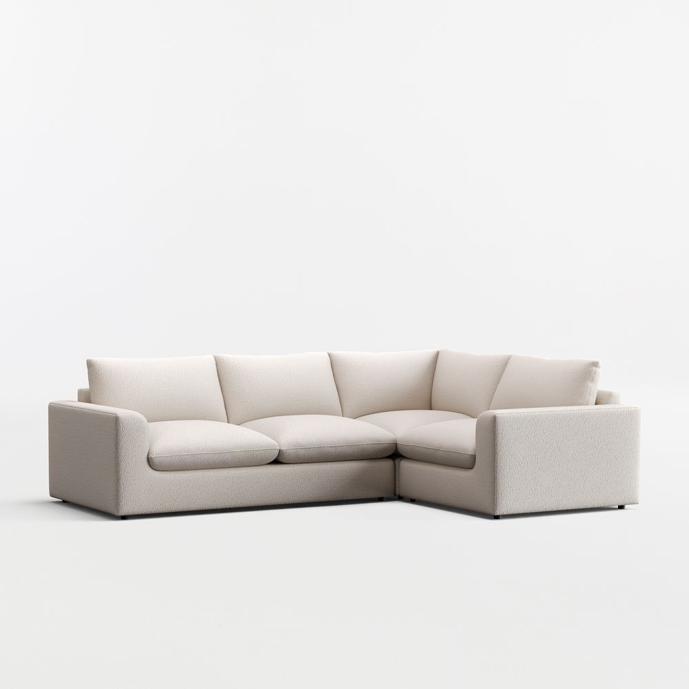 Serenity 3-Piece L-Shaped Sectional Sofa