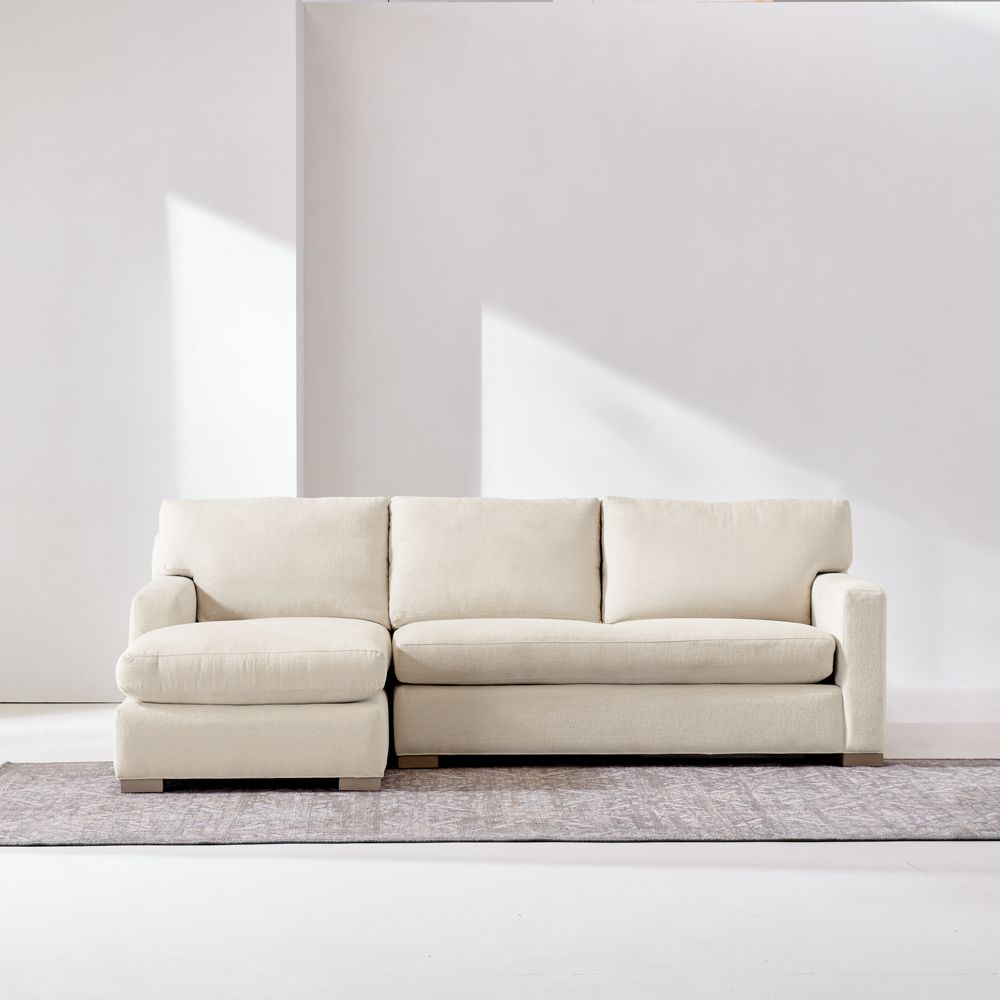 Axis 2-Piece Bench Sectional Sofa with Chaise Lounge- Image 3