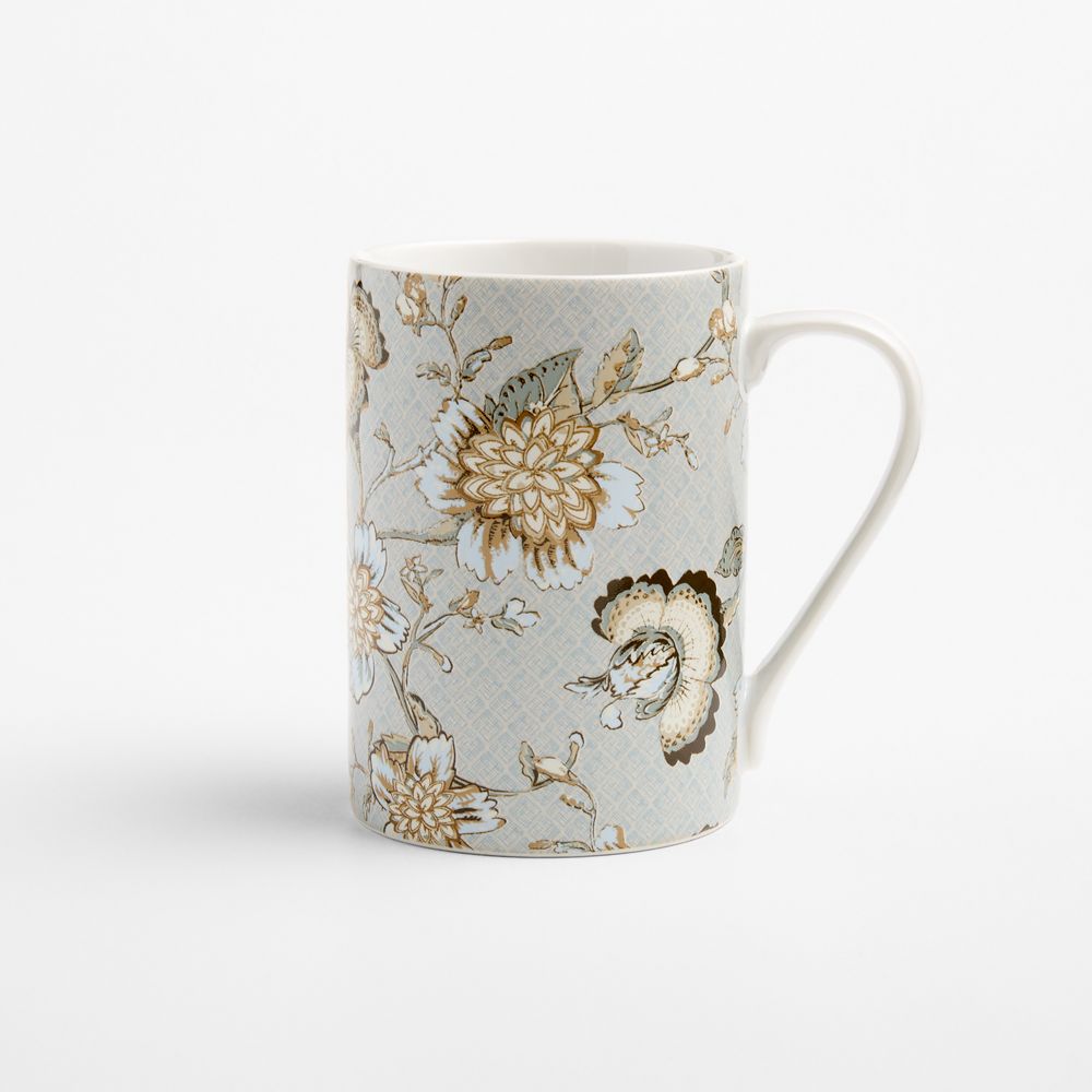 Jacobean Floral 12.85-oz. Porcelain Mug