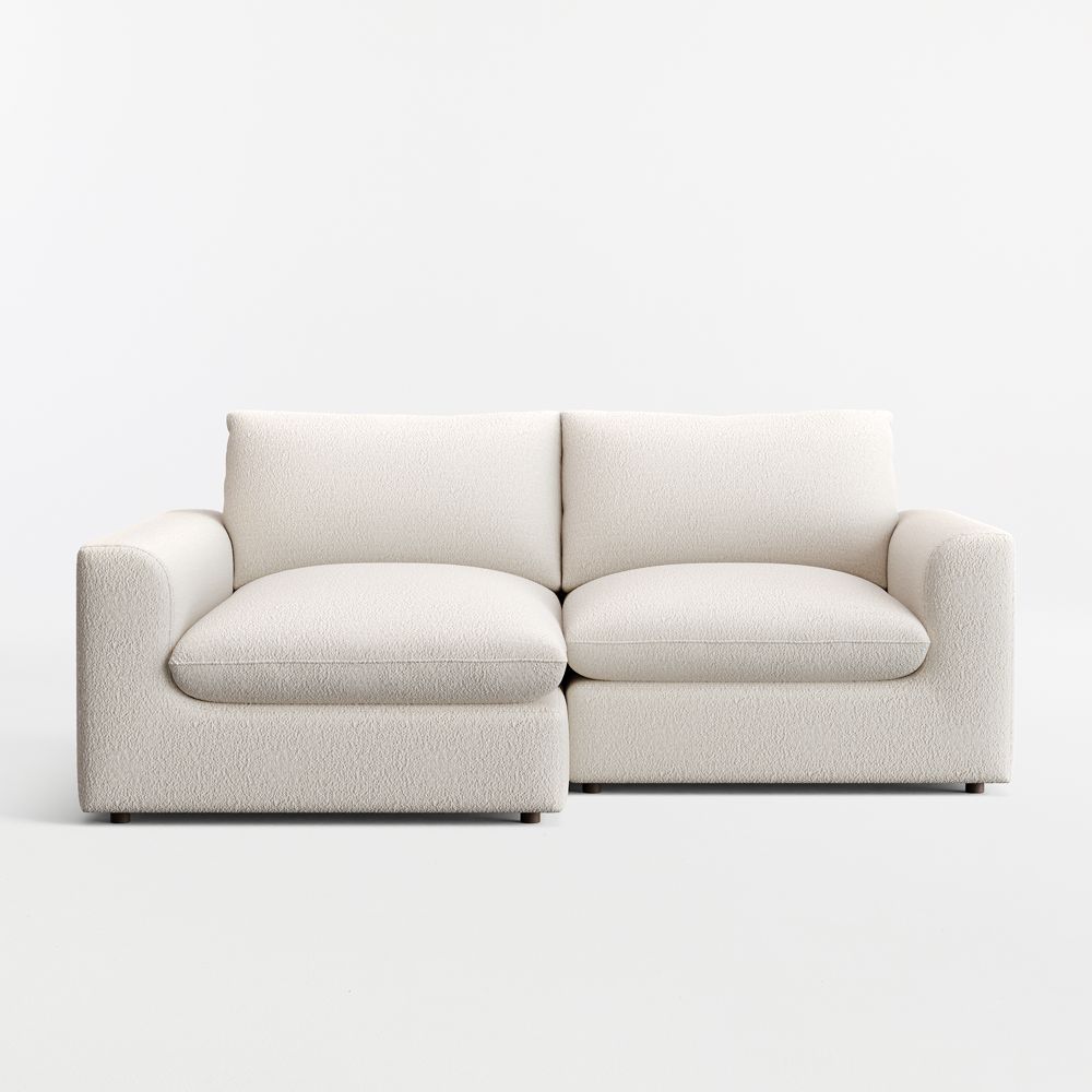 Serenity 2-Piece Small Space Sectional Sofa with Chaise Lounge