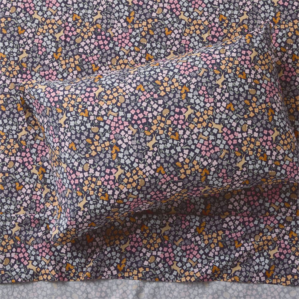 Stay Cool Midnight Wonderland Prairie 100% Organic Cotton Kids Sheet Set