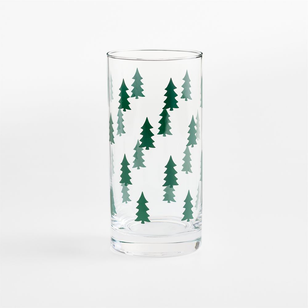 Green Trees 18-oz. Highball Glass