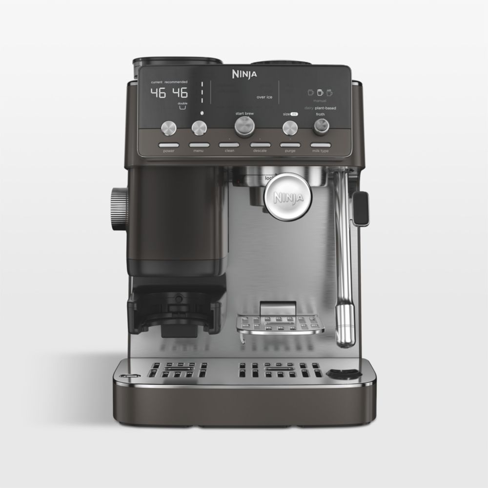 Ninja Luxe Café Mini Plus AutoFroth Espresso Machine in Midnight Mocha