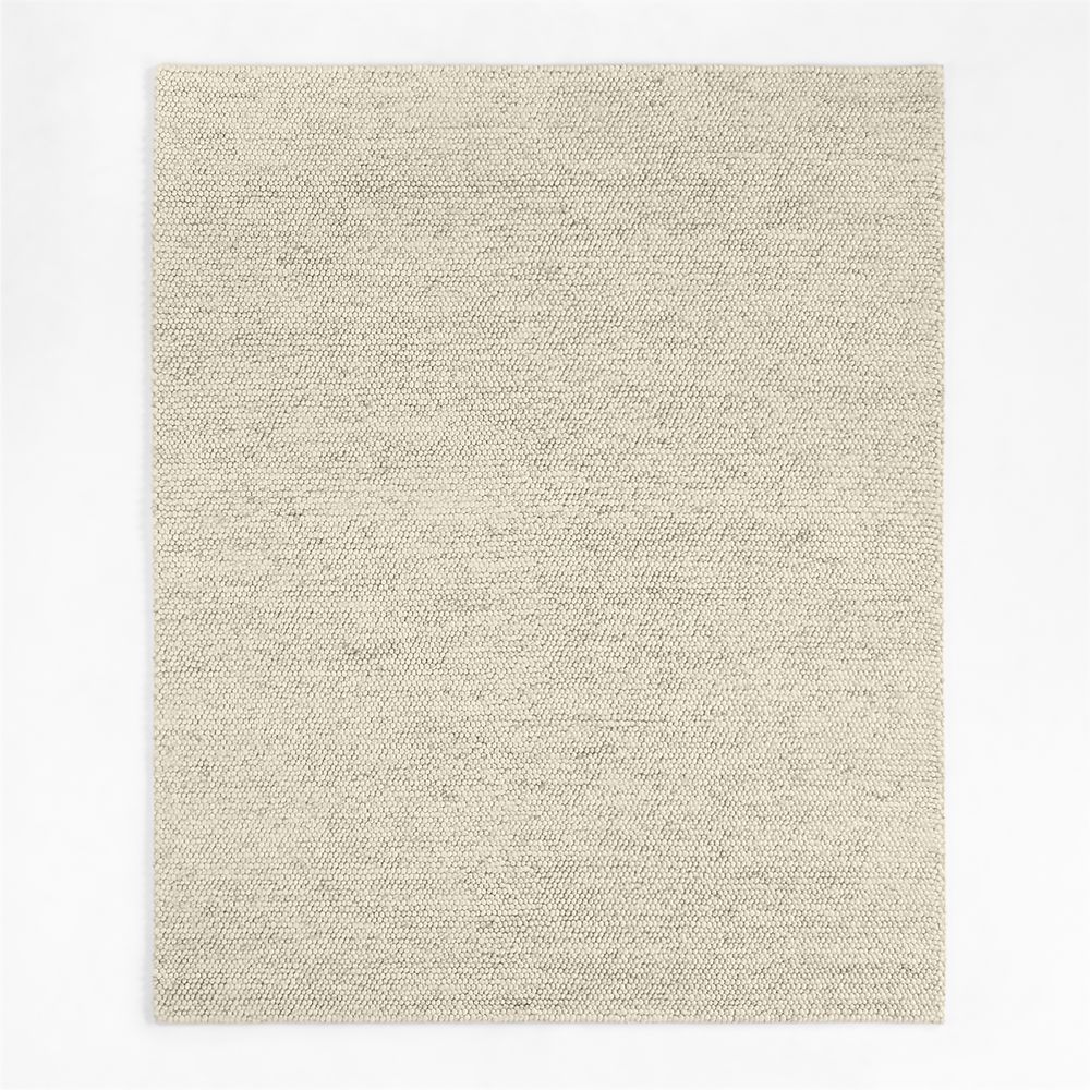 Orly Wool Blend Handwoven Ivory Area Rug