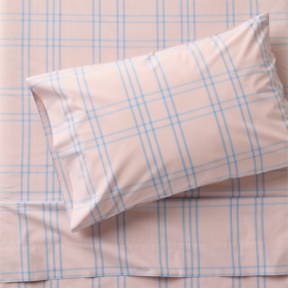 Stax Lilac Rose Organic Yarn Dyed Kids Sheet Set