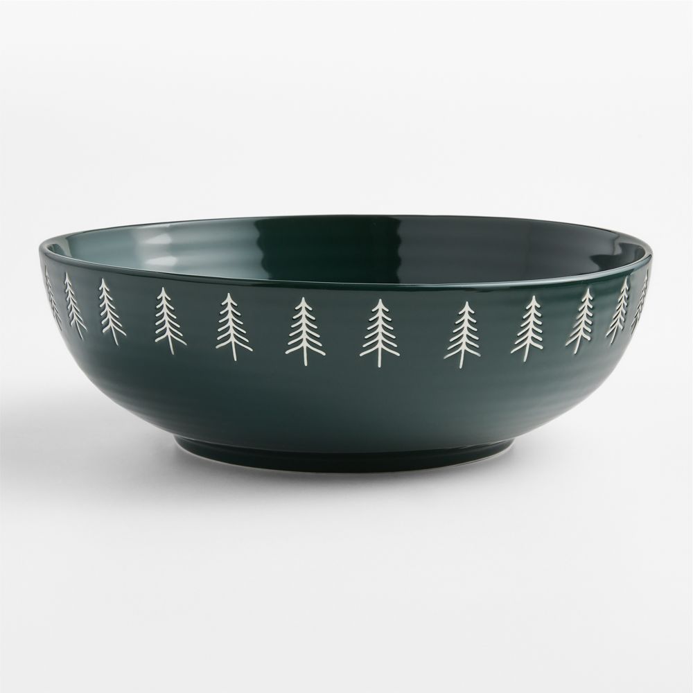 Nordic Trees Stoneware Serving Bowl
