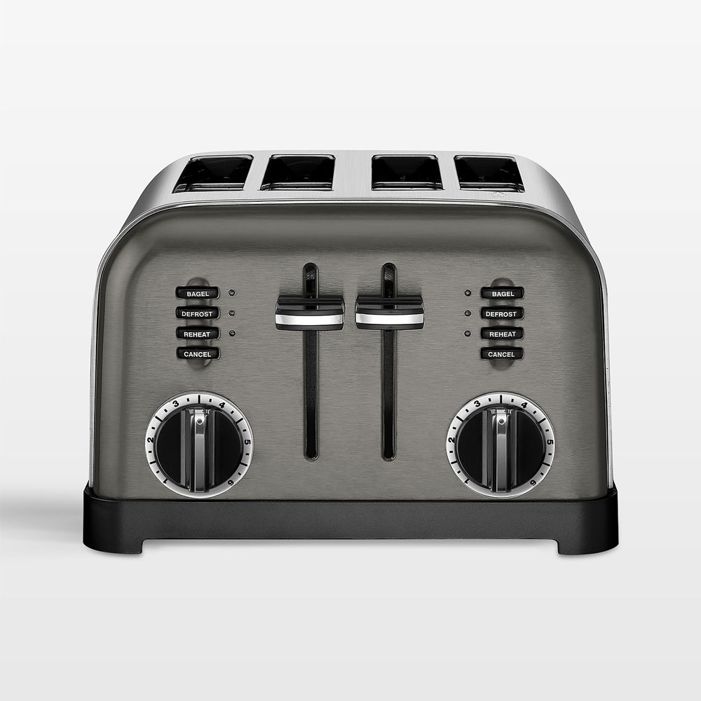Cuisinart Black Stainless Steel 4-Slice Toaster