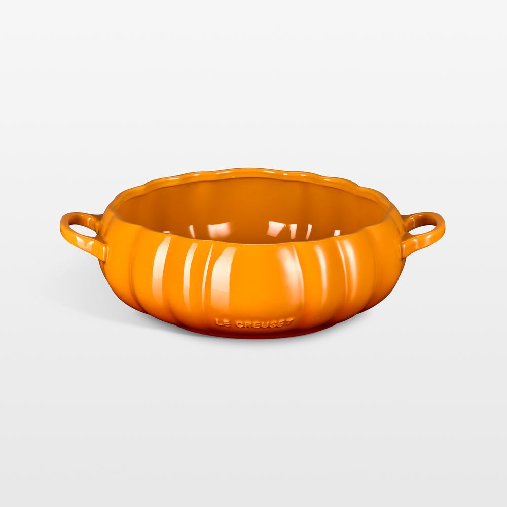 Le Creuset Persimmon 4-Qt. Pumpkin Serve Bowl