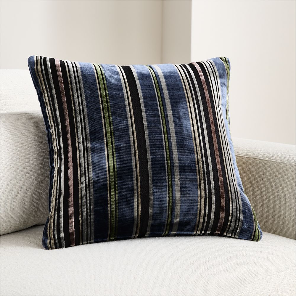 Highgrove 20"x20" Deep Indigo Throw Pillow