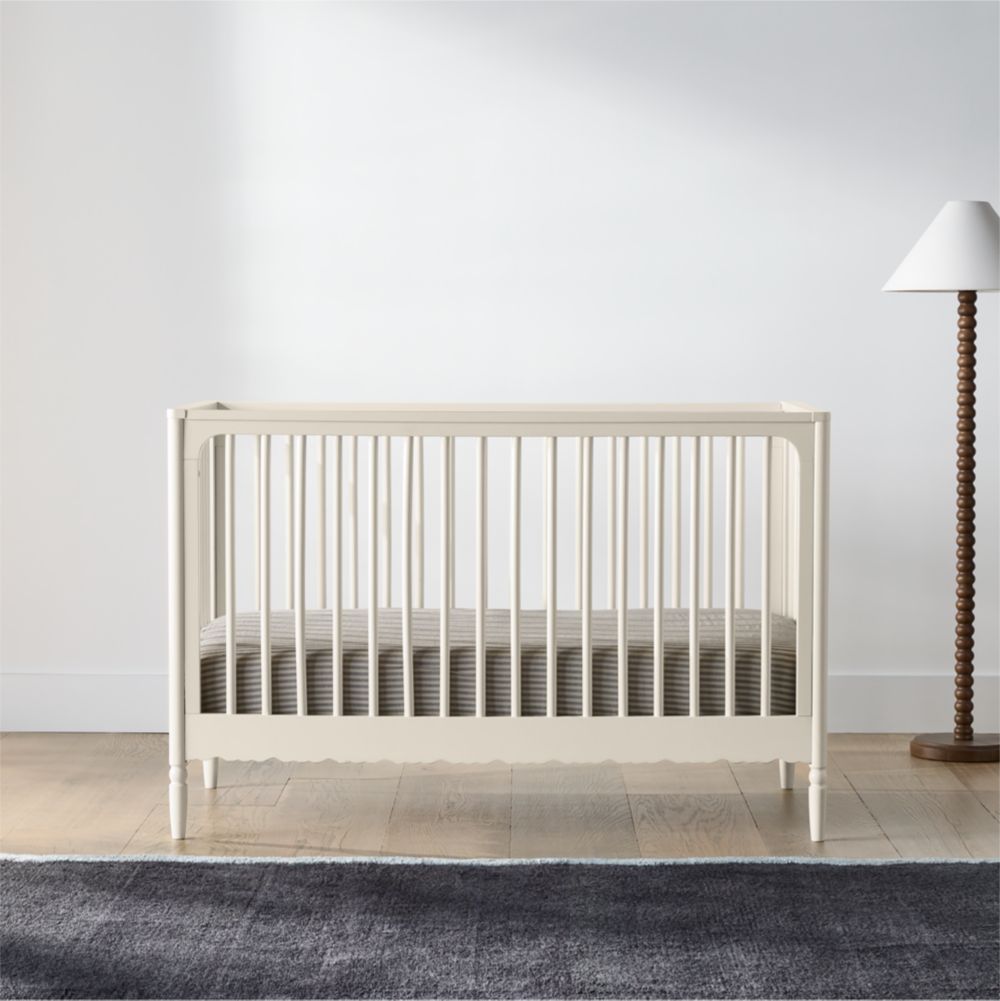 Beatrix Linen Wood Convertible Crib