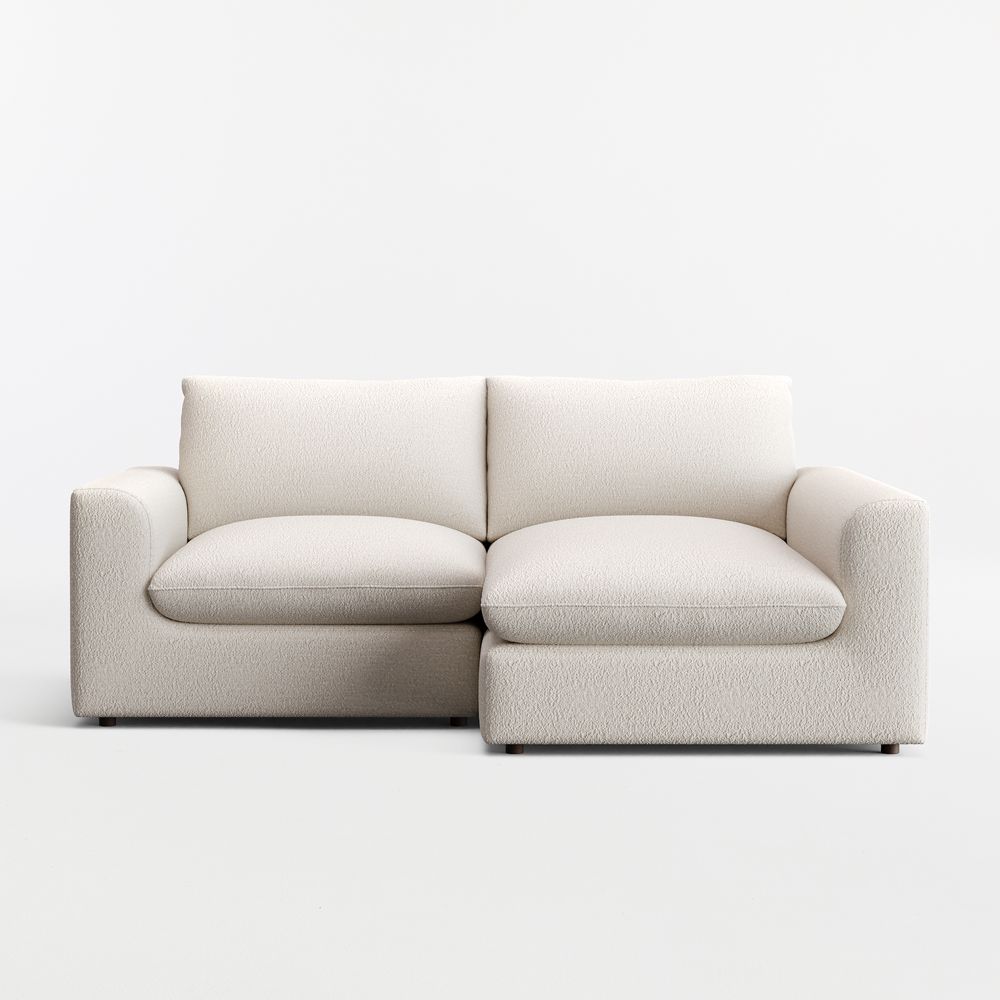 Serenity 2-Piece Small Space Sectional Sofa with Chaise Lounge