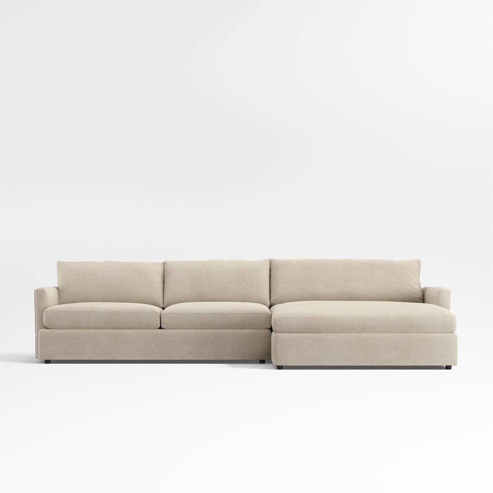 Lounge 2-Piece Sectional Sofa with Extra Wide Chaise Lounge