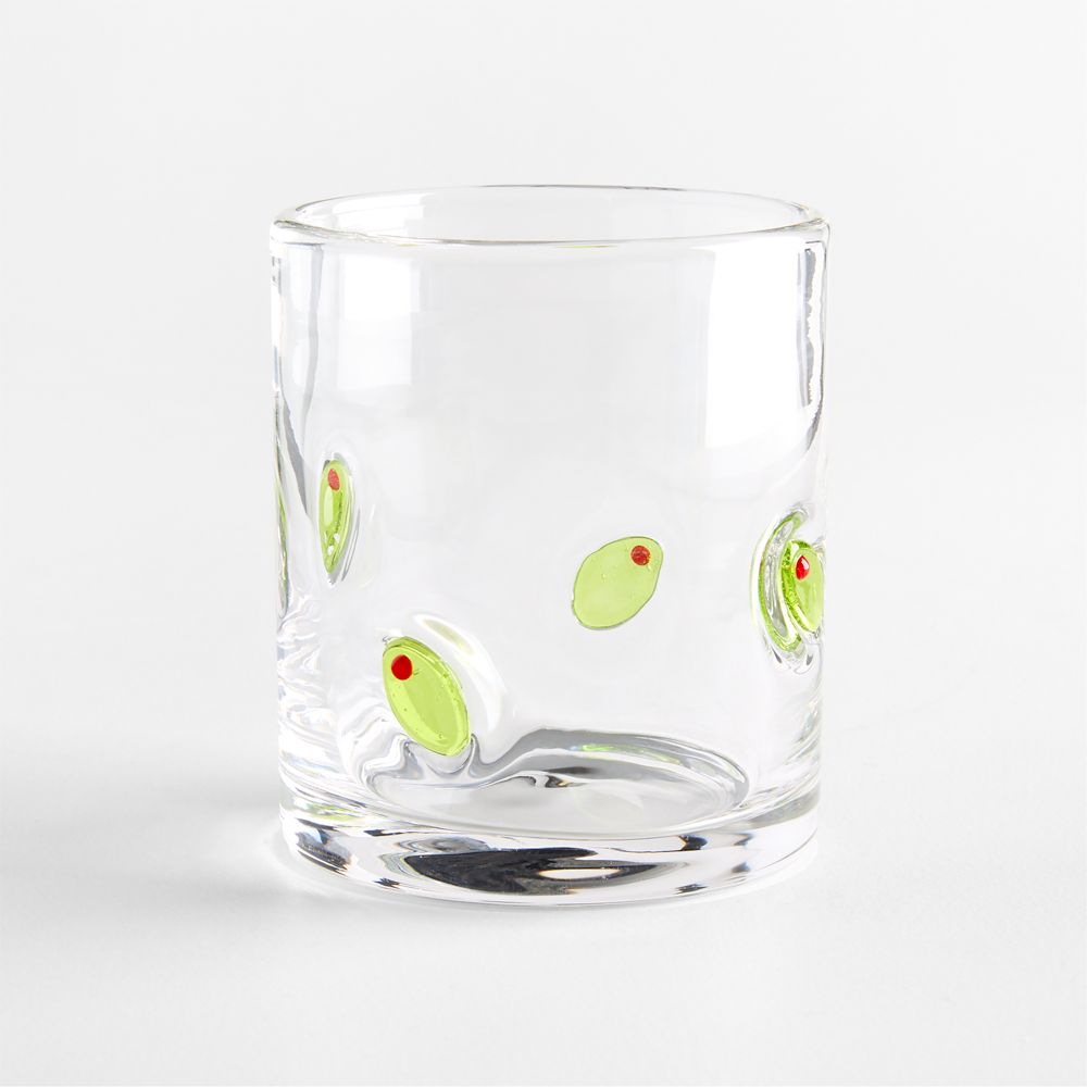 Olive Icon 15-Oz. Double Old-Fashioned Glass