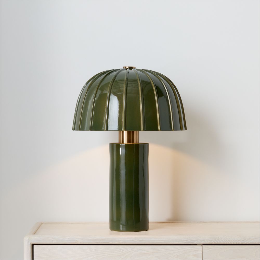 Icon 24" Green Ceramic Table Lamp by Venus Williams