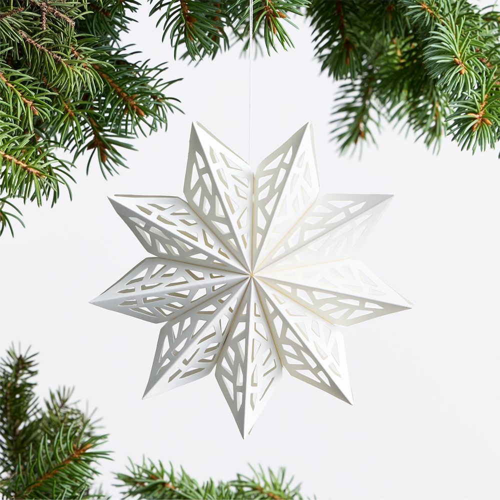 Snow Day Cutout Snowflake Christmas Tree Ornament