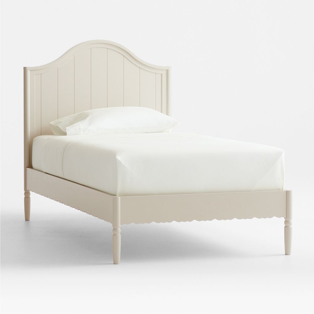 Beatrix Linen Wood Kids Bed