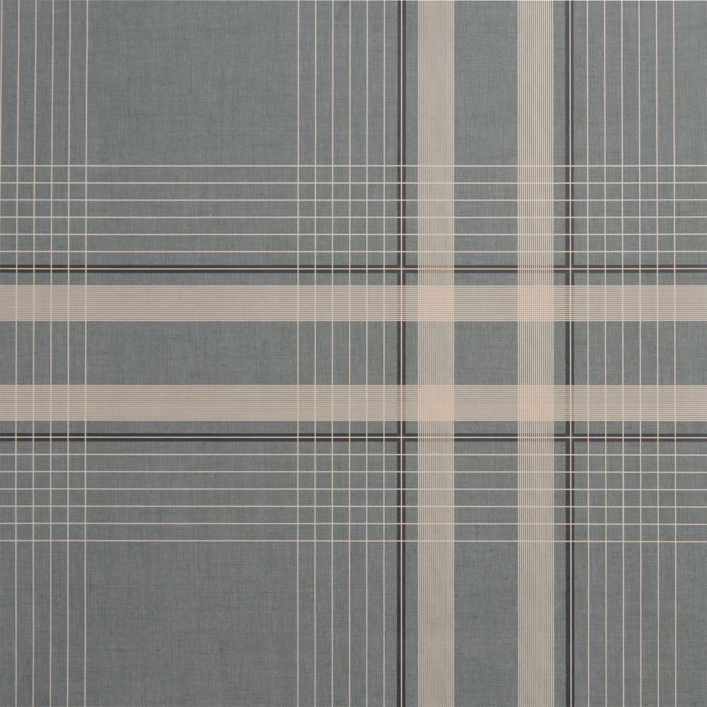Cotswold Blue Plaid Wallpaper