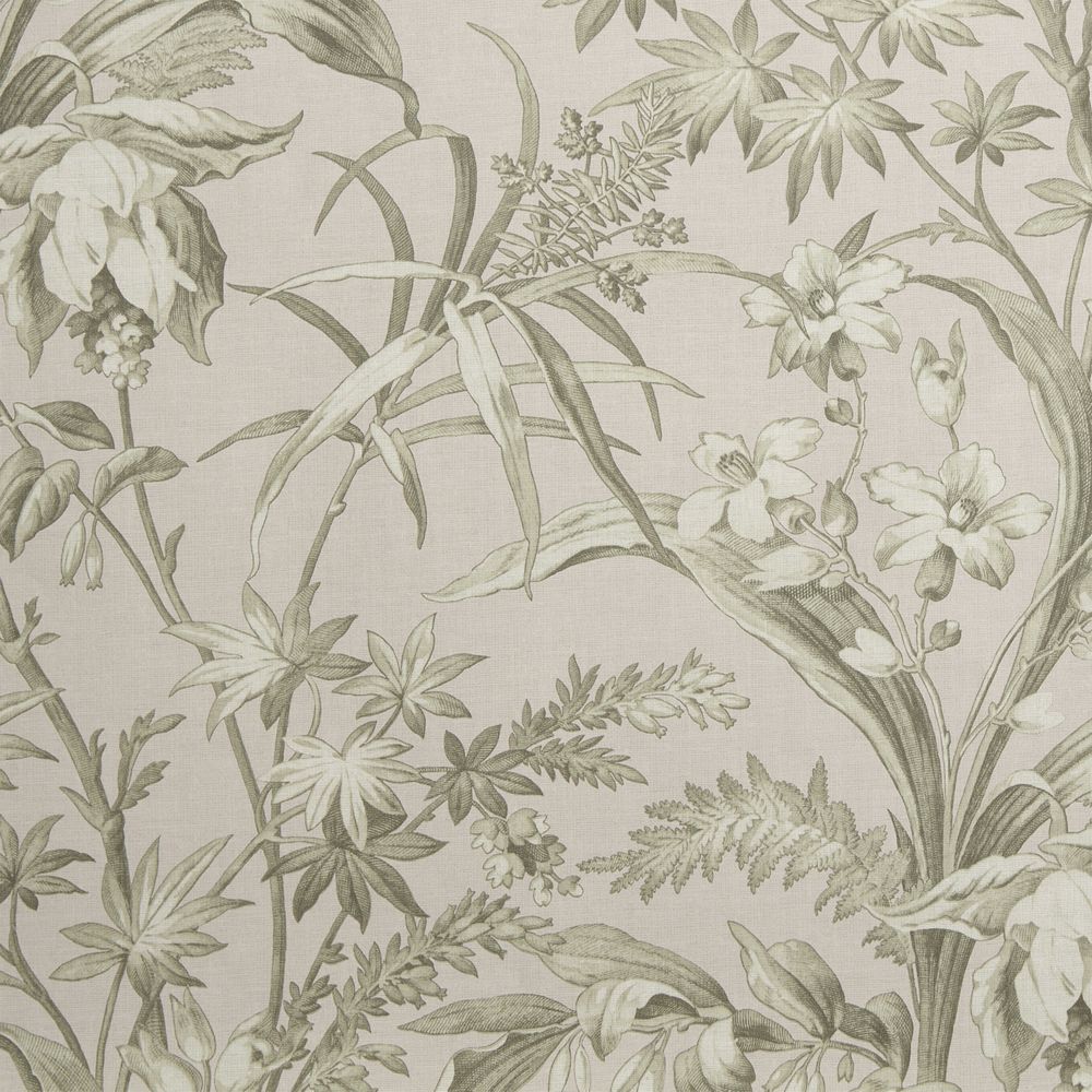 Charleston Green Floral Wallpaper