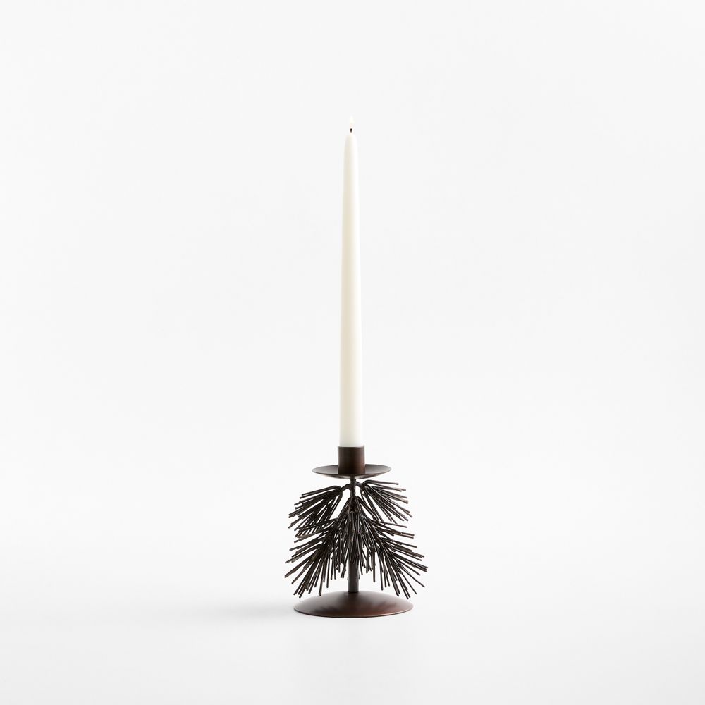 Pine Taper Candle Holder