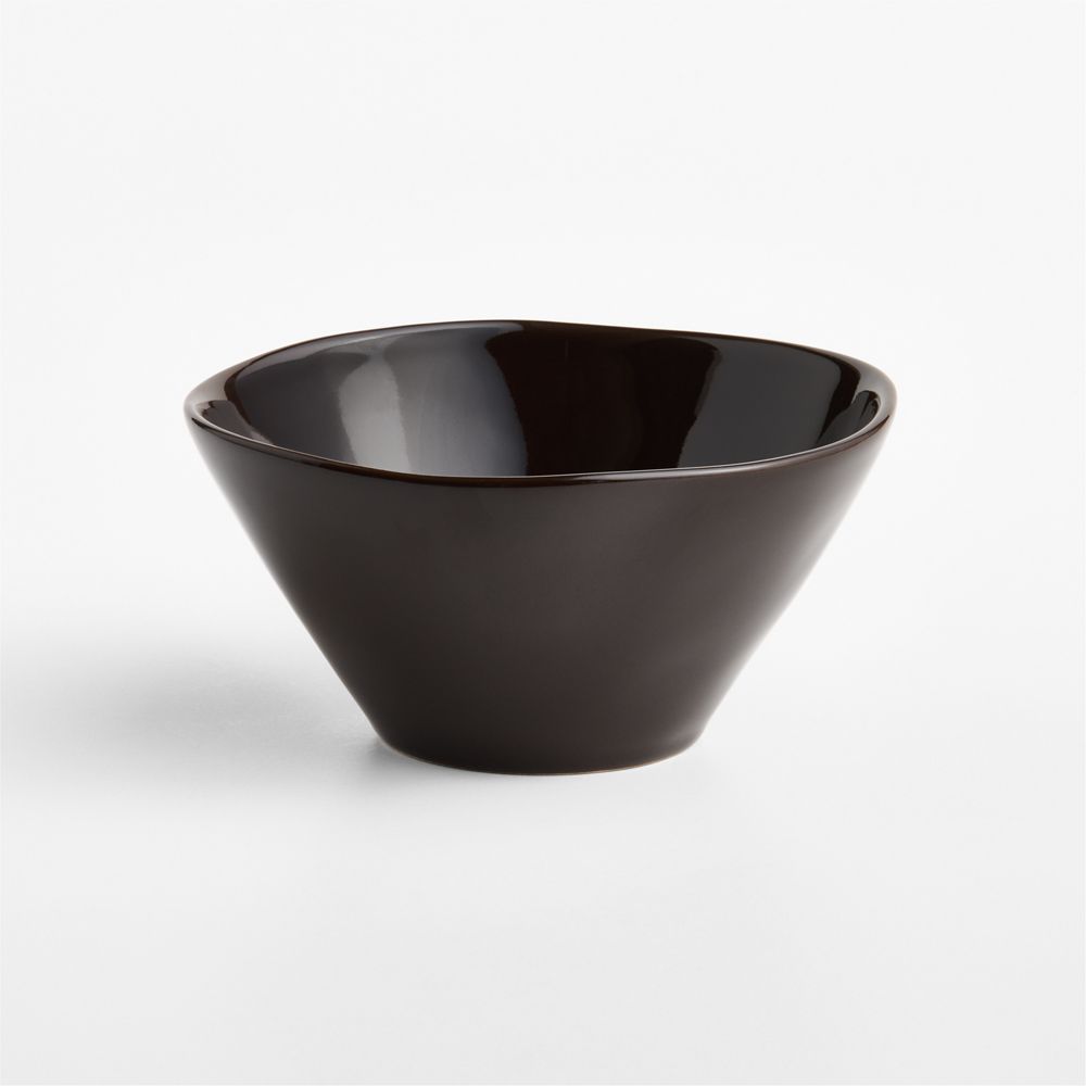 Marin Deep Brown Stoneware Cereal Bowl