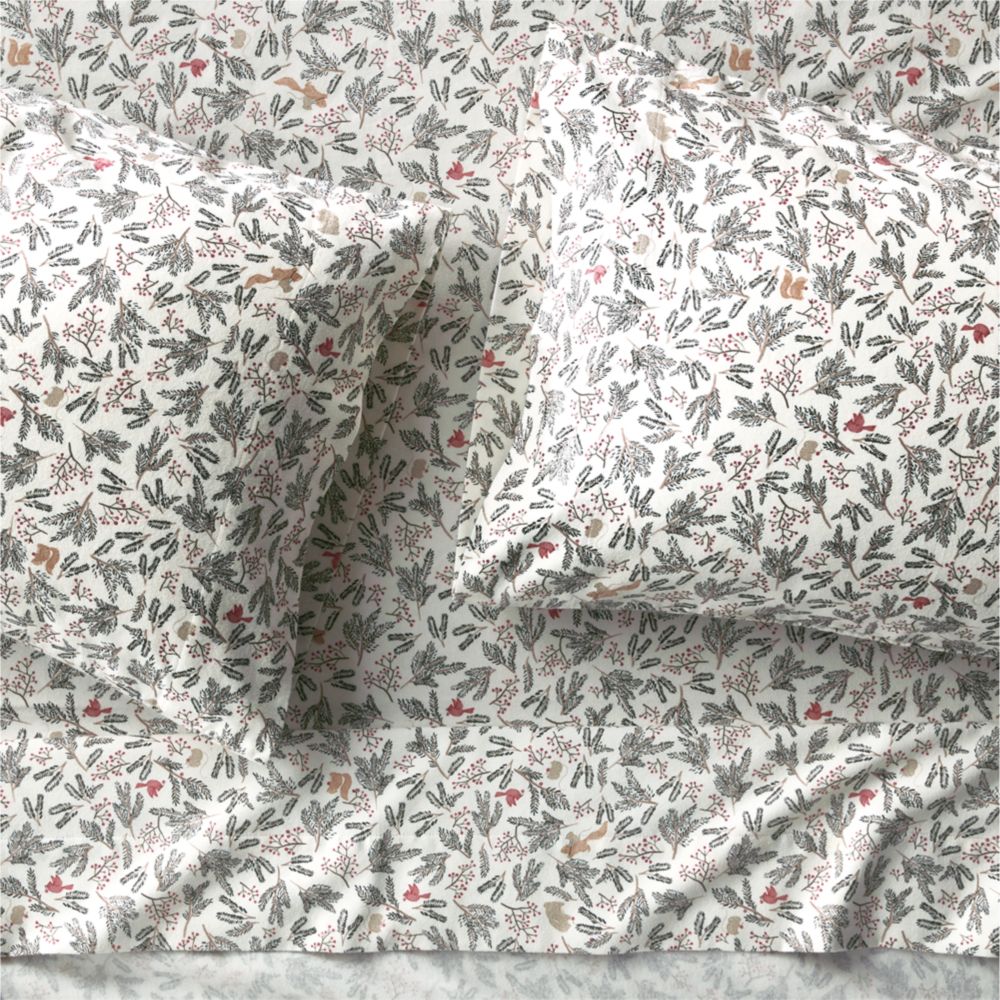Supercozy Enchanted Winter Wonderland 100% Organic Cotton Flannel Kids Sheet Set
