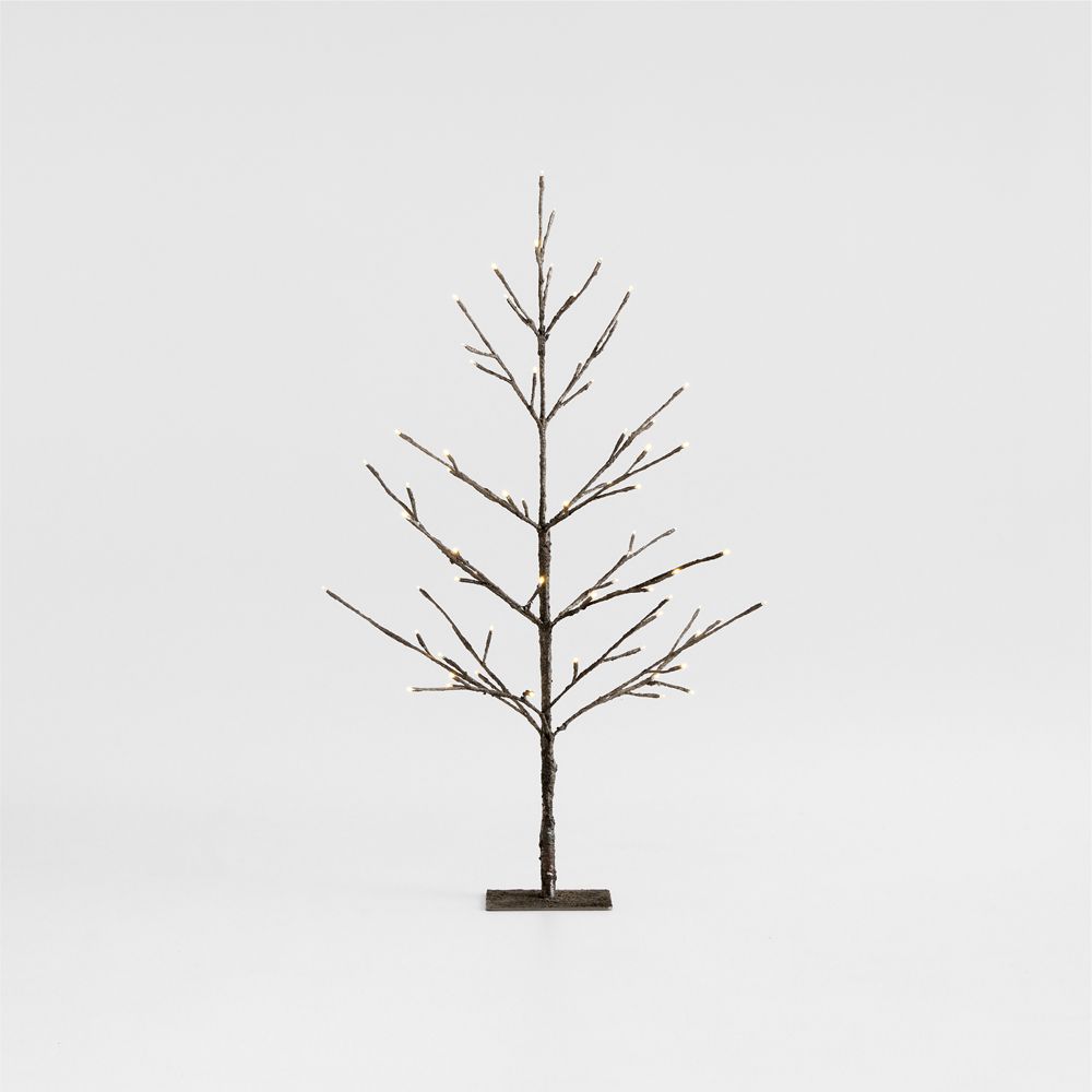 Faux Birch Pre-lit LED Trees 3'-7'