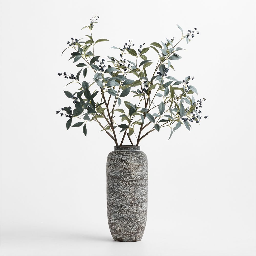 Faux Blueberry Branch 57"