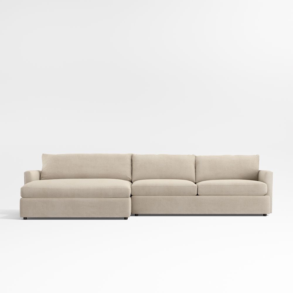 Lounge 2-Piece Sectional Sofa with Extra Wide Chaise Lounge