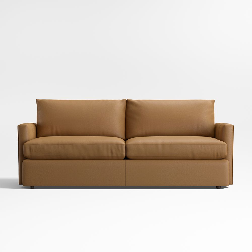 Lounge Classic Leather Sofa (73"-105")