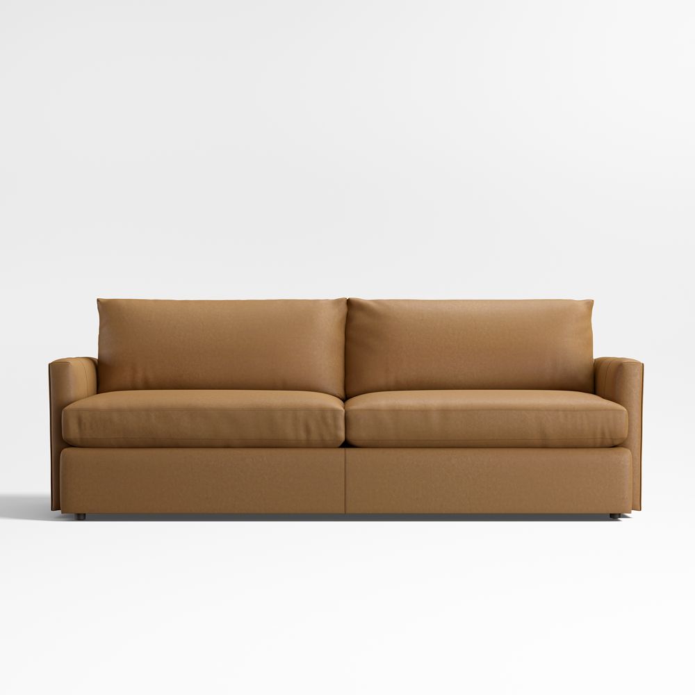 Lounge Classic Leather Sofa (73"-105")- Image 2