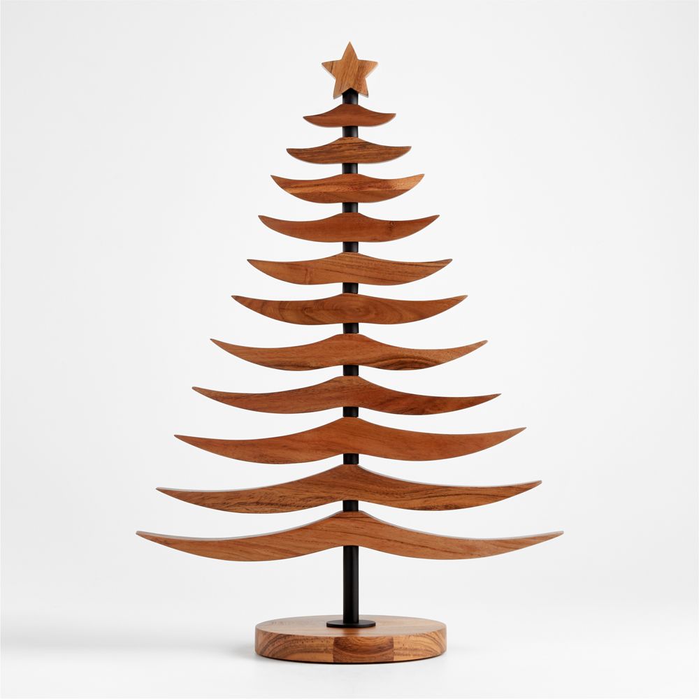 Warm Acacia Tannenbaum Christmas Ornament Tree 25"