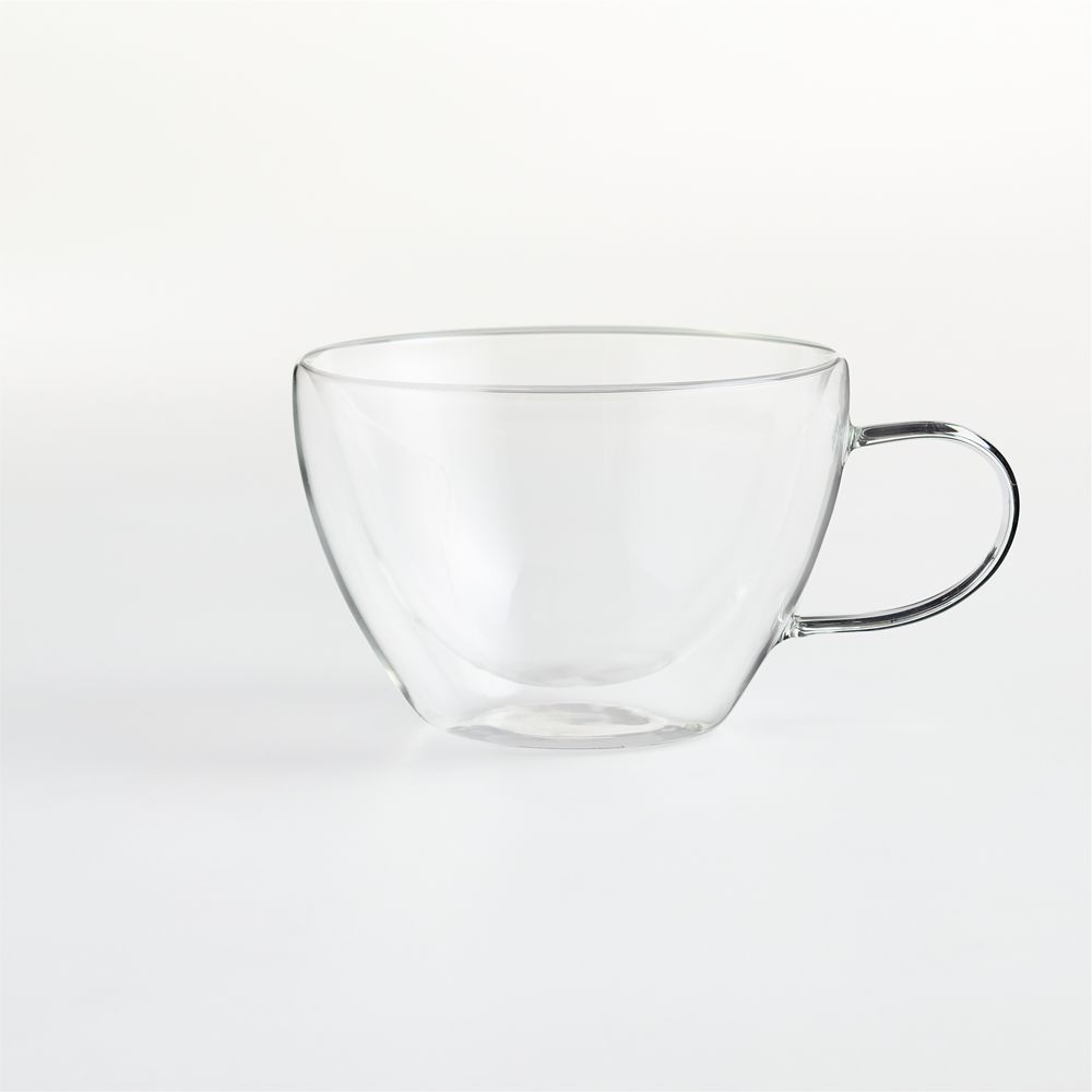 Double Wall 13-oz. Glass Cappuccino Mug