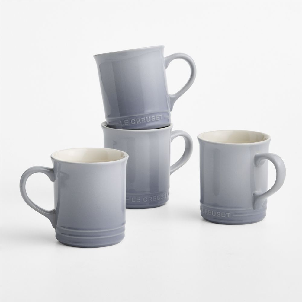 Le Creuset 14-oz. Chateau Stoneware Mugs, Set of 4
