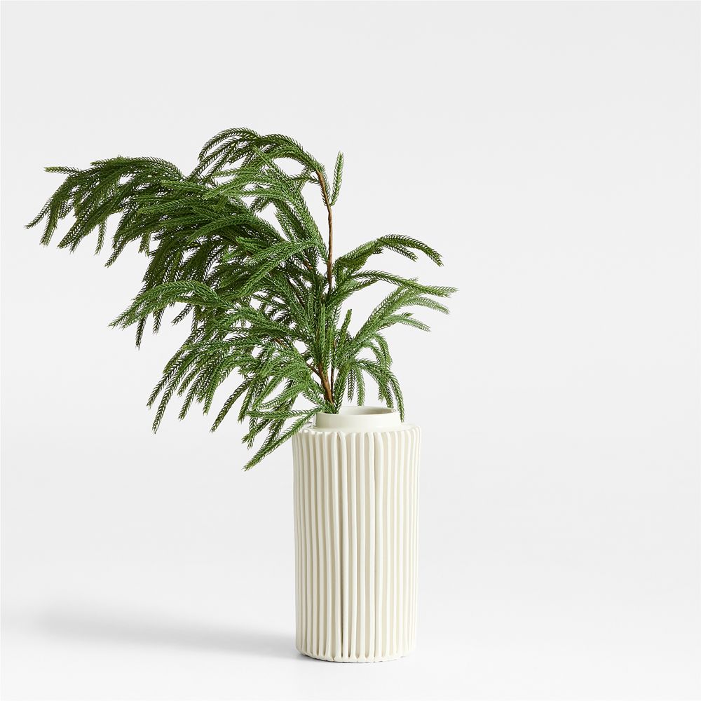 Faux Norfolk Pine Holiday Stem 45"