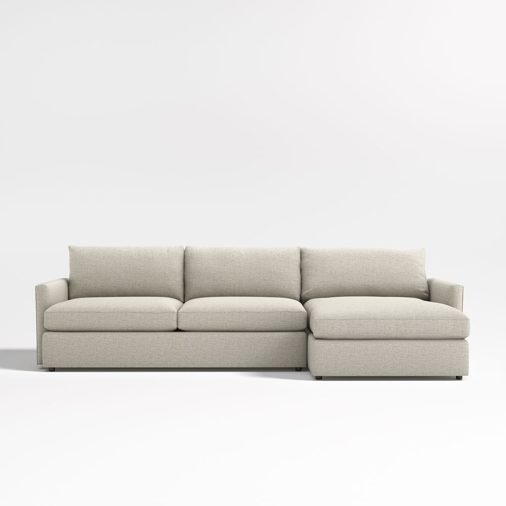 Lounge Deep 2-Piece Sectional Sofa with Storage Chaise Lounge