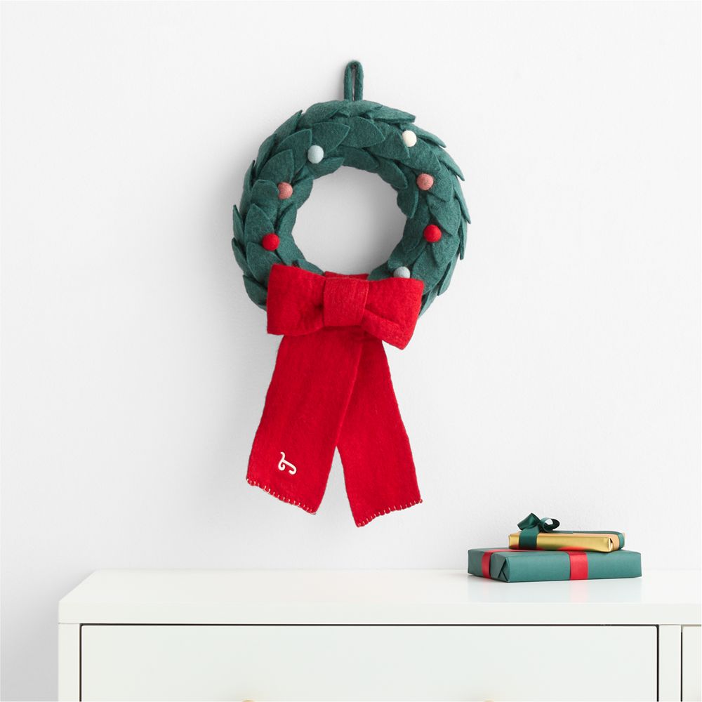 Felt Kids Christmas Wee Wreath