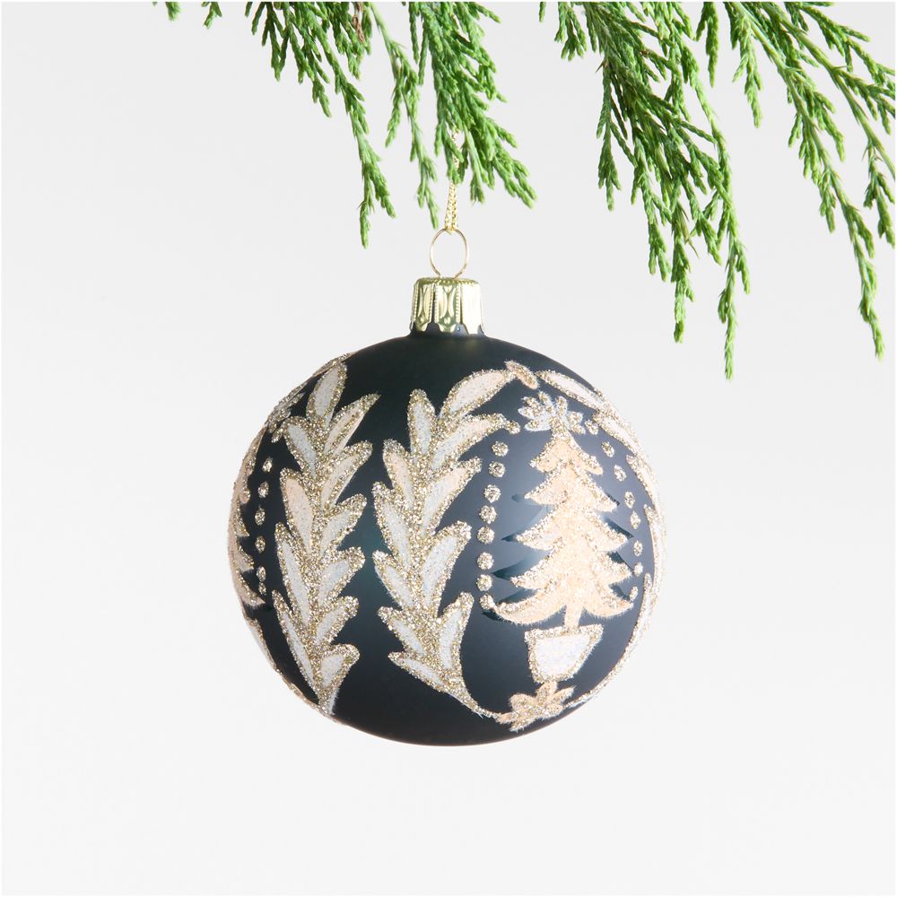 European Tree Flourish Ball Christmas Tree Ornament