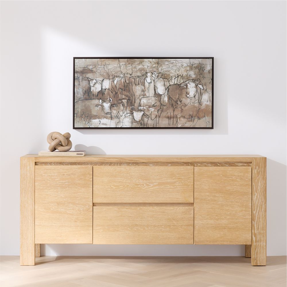 "Graze" by Kichael Bonofiglio Framed Wall Art Print