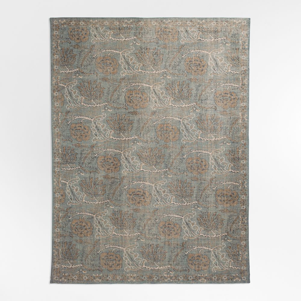 Coates Performance Traditional Handknotted Blue Rug