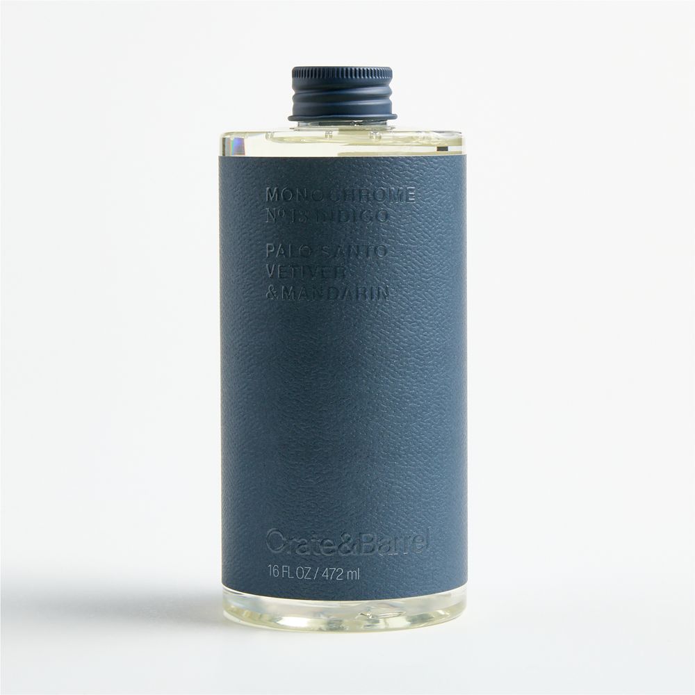 Monochrome No. 13 Indigo Diffuser Refill 16 oz.- Palo Santo, Vetiver and Mandarin