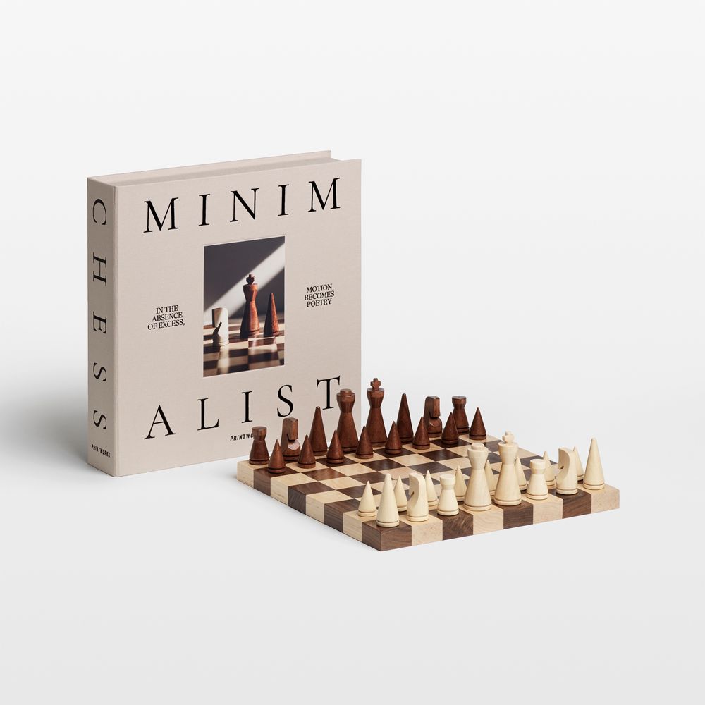 Printworks Minimalist Wooden Chess