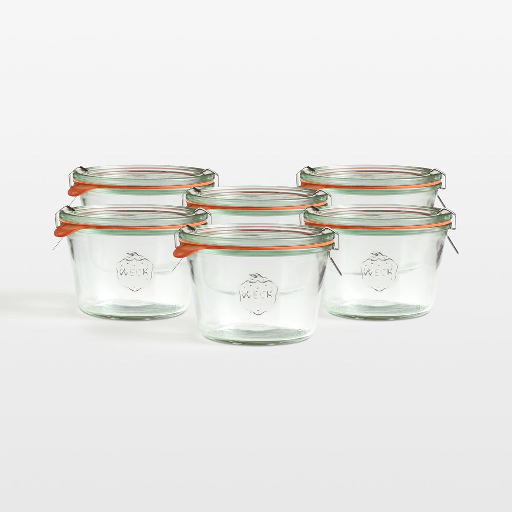 Weck 12.5-Oz. Glass Canning Jar, Set of 6