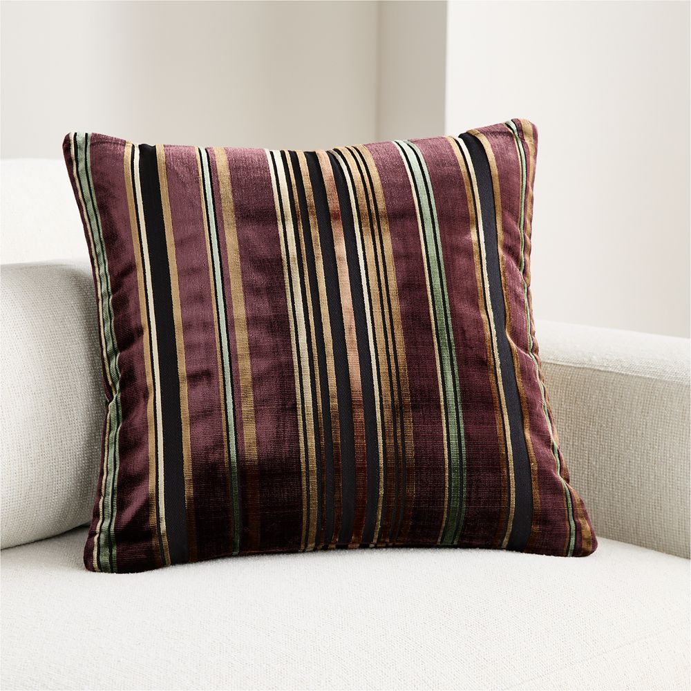 Highgrove 20"x20" Deep Brown Throw Pillow