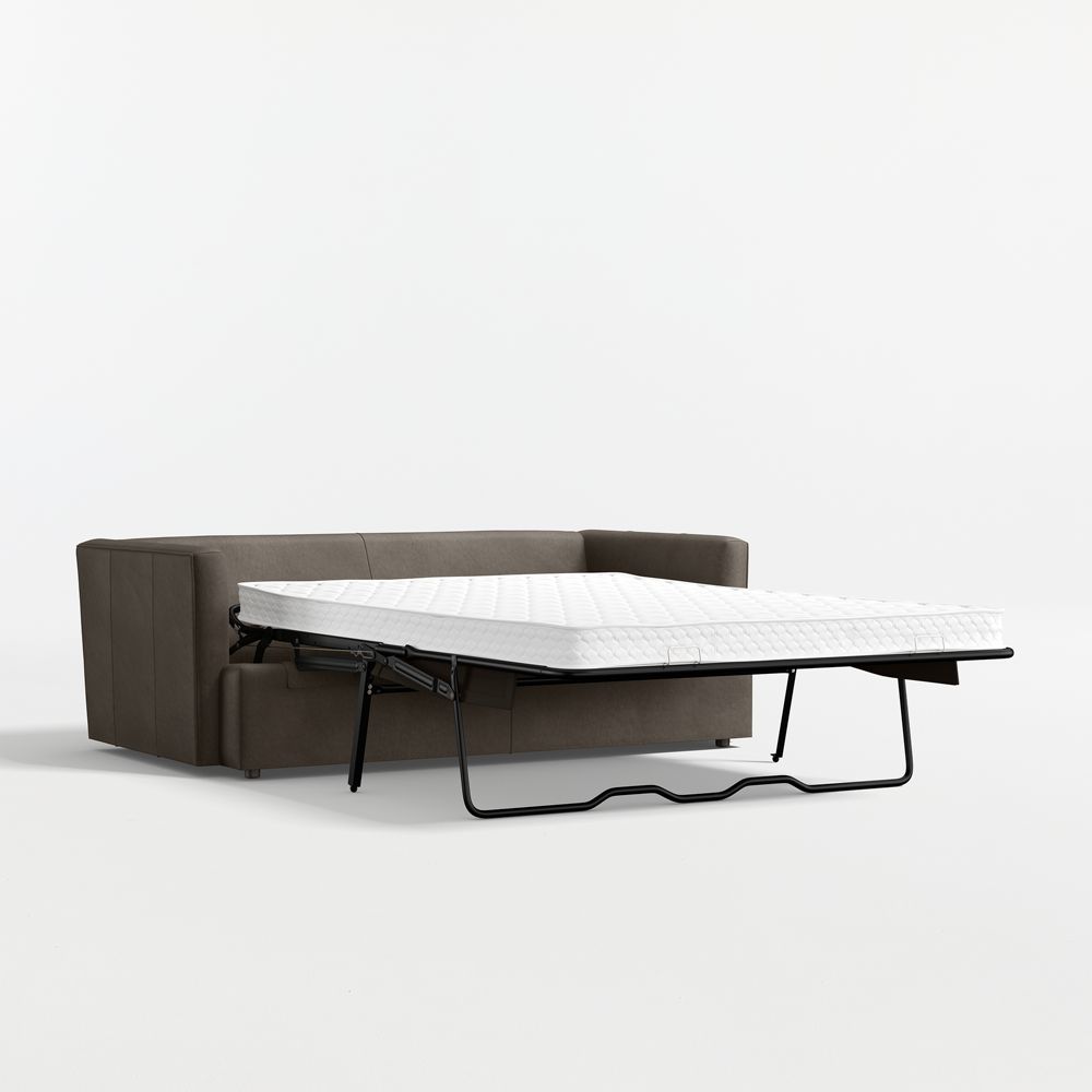 Lounge Leather Sleeper Sofa (49"-83")- Image 2