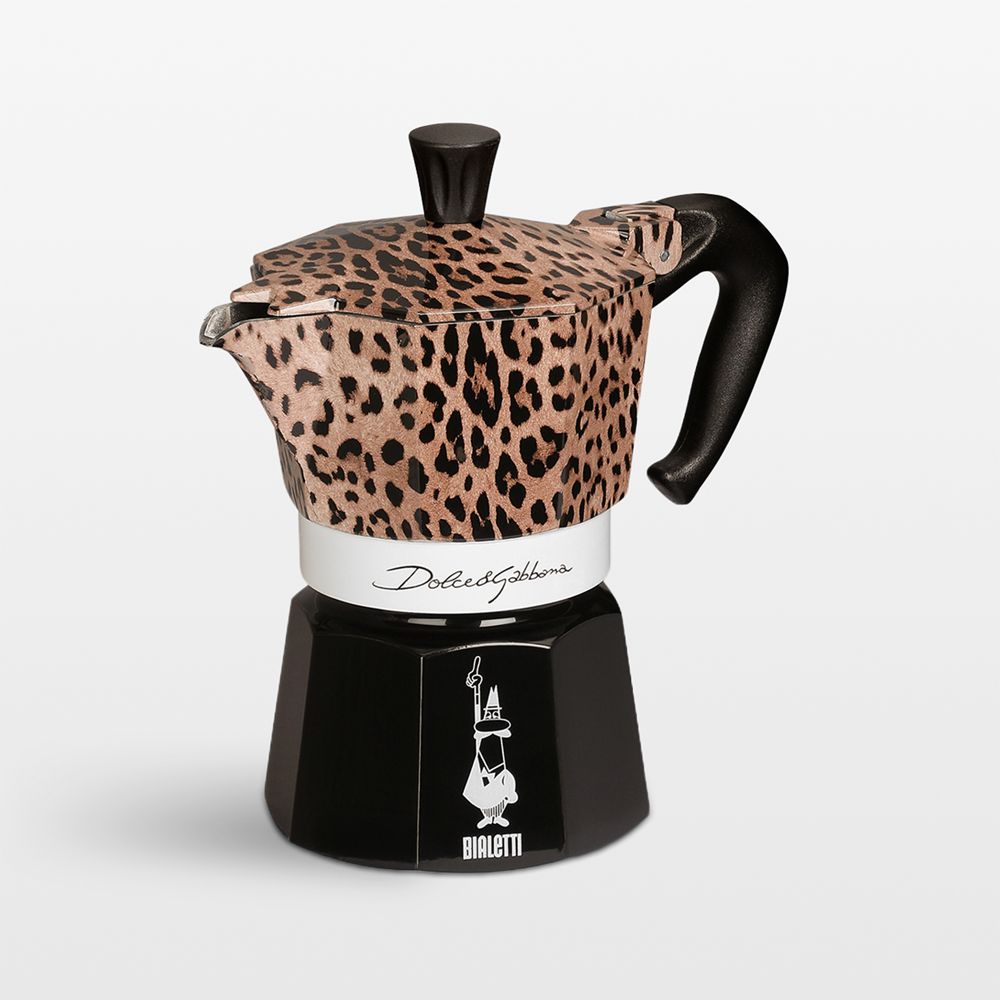 Bialetti Moka Dolce & Gabbana Leopardo 3-Cup Espresso Maker