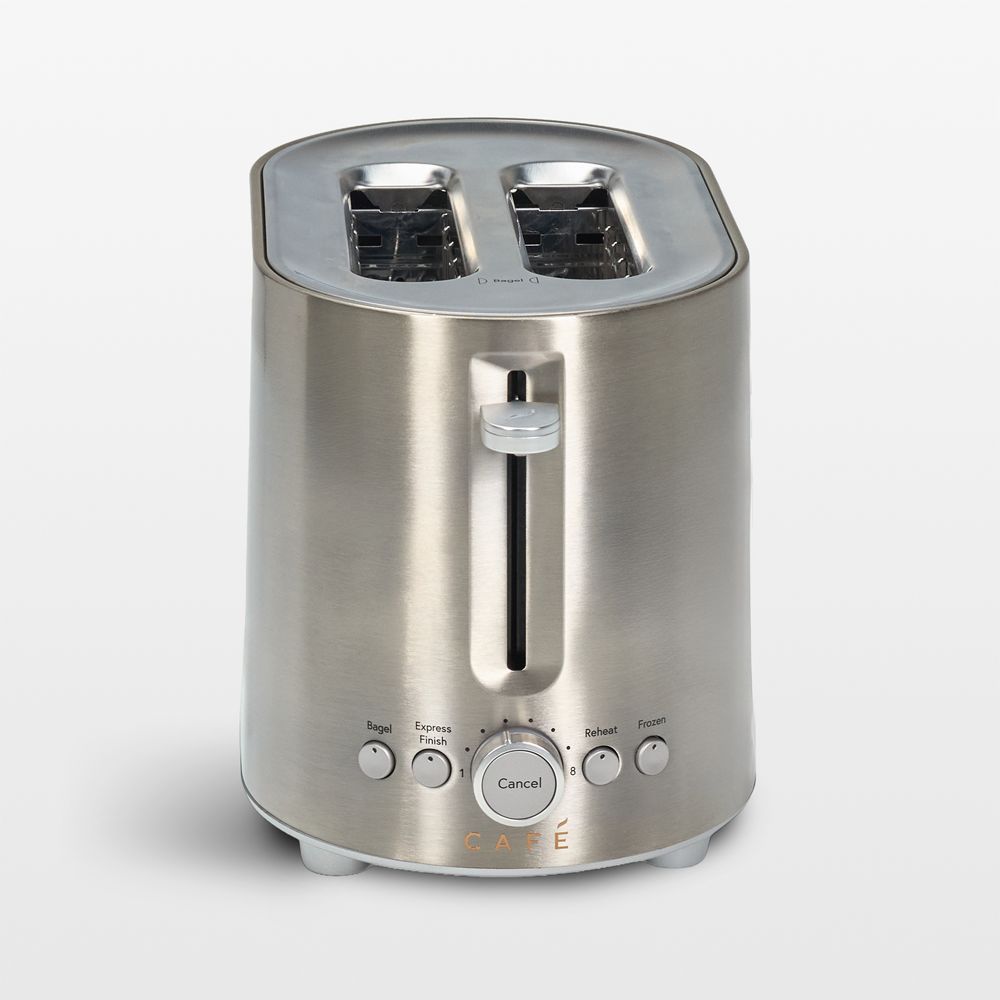 CAFÉ Express Finish Stainless Steel 2-Slice Toaster