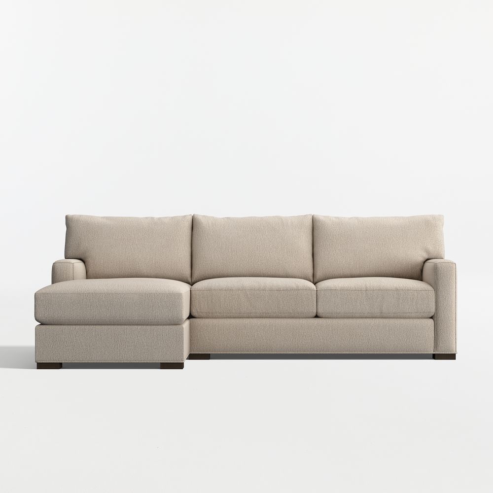 Axis Classic 2-Piece Sectional Sofa with Chaise Lounge