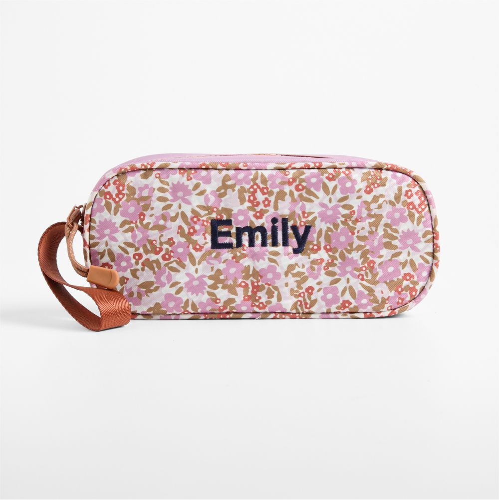 Forest Floral Lilac Purple Soft Kids Pencil Case
