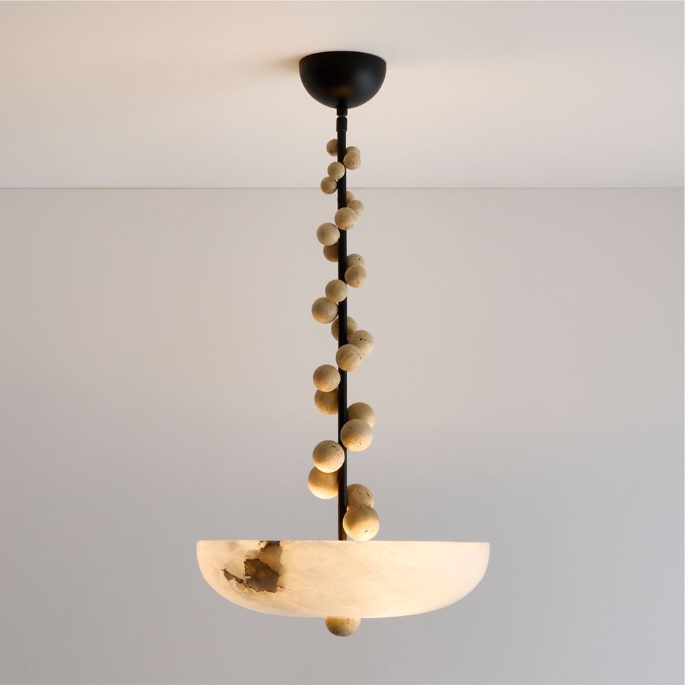 Motion Stone Pendant Light by Venus Williams