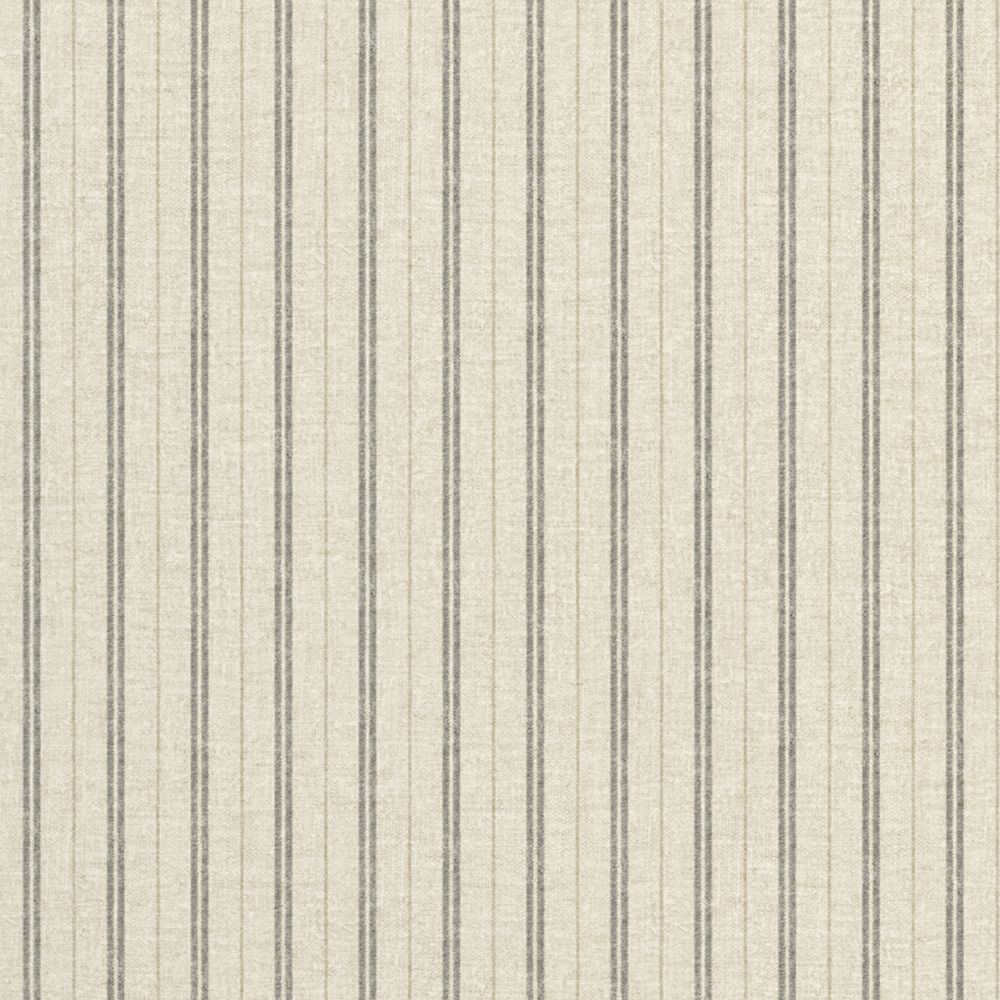 Heritage Charcoal Stripe Wallpaper